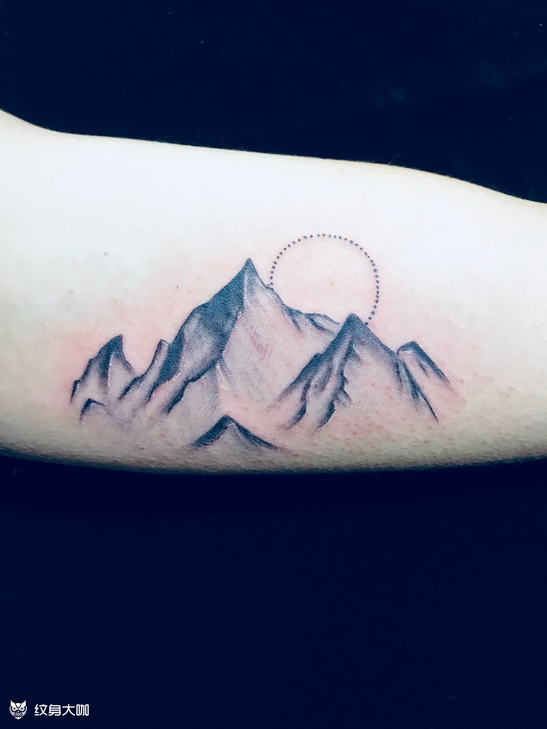 小山_纹身图案手稿图片_连云港常的纹身作品集