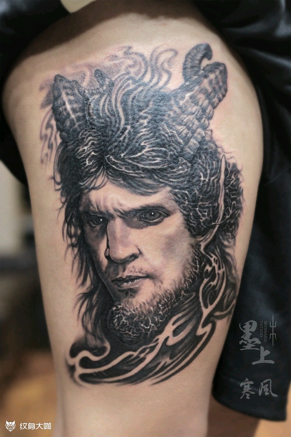潘神_纹身图案手稿图片_寒风的纹身作品集