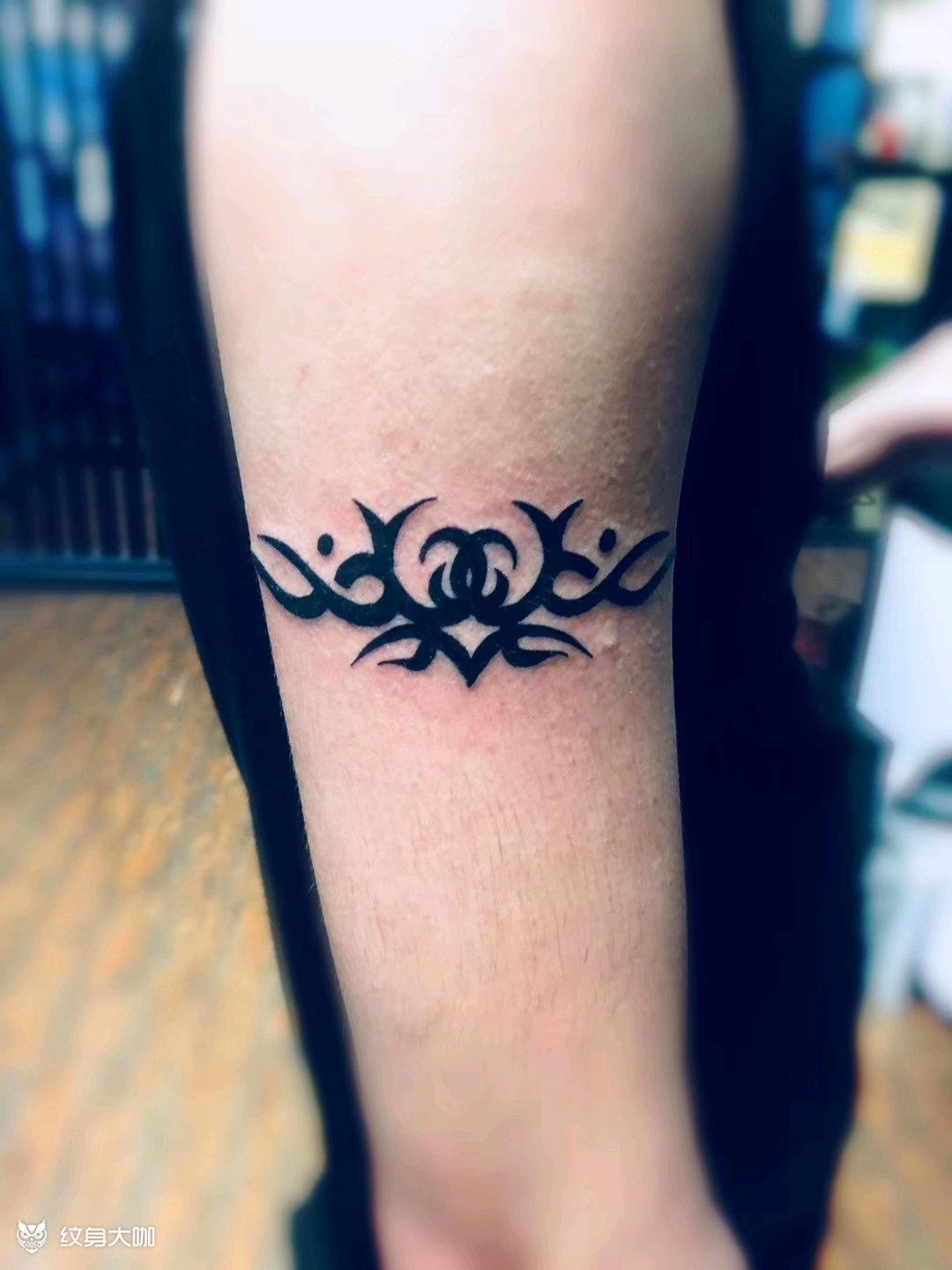 图腾一枚_纹身图案手稿图片_极一龙的纹身作品集