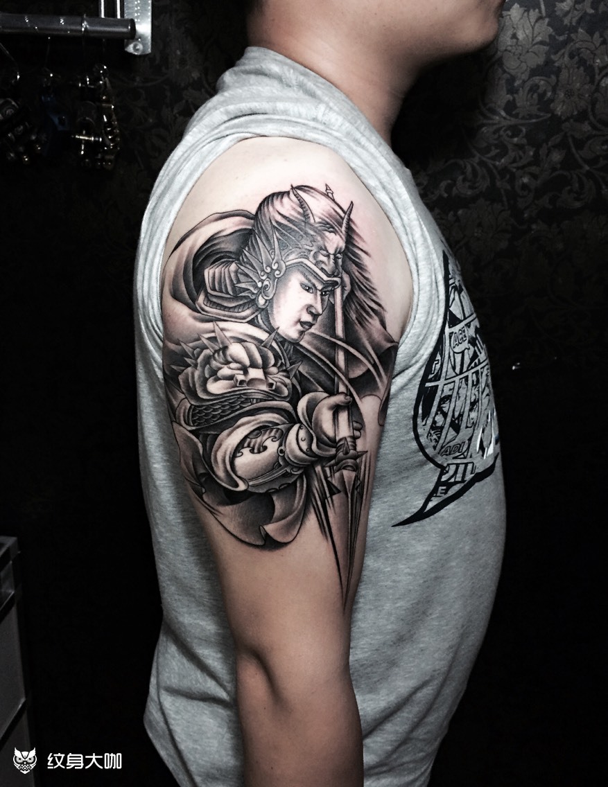 赵云_纹身图案手稿图片_刘新兵的纹身作品集