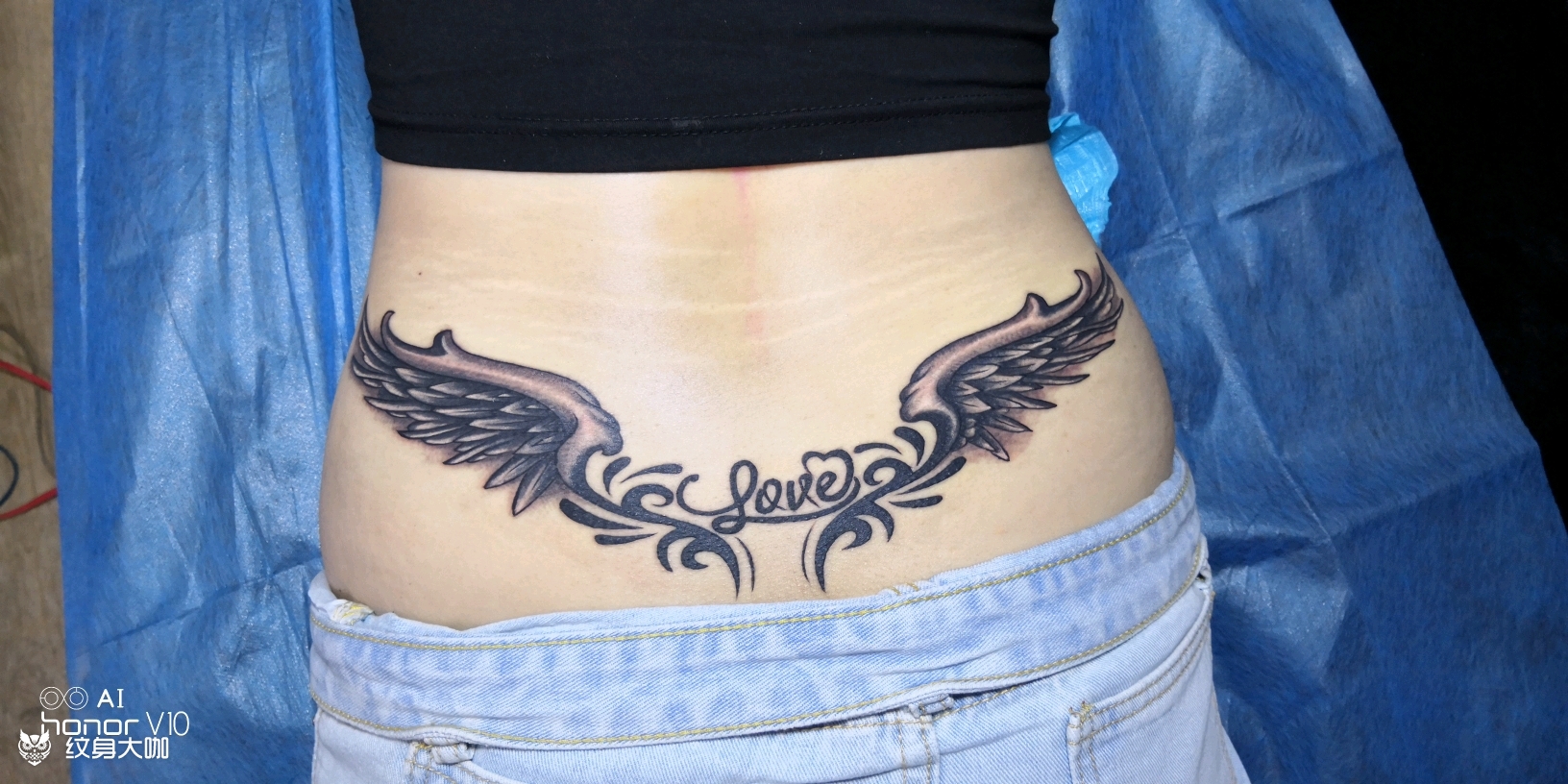 腰花_纹身图案手稿图片_郑林林的纹身作品集