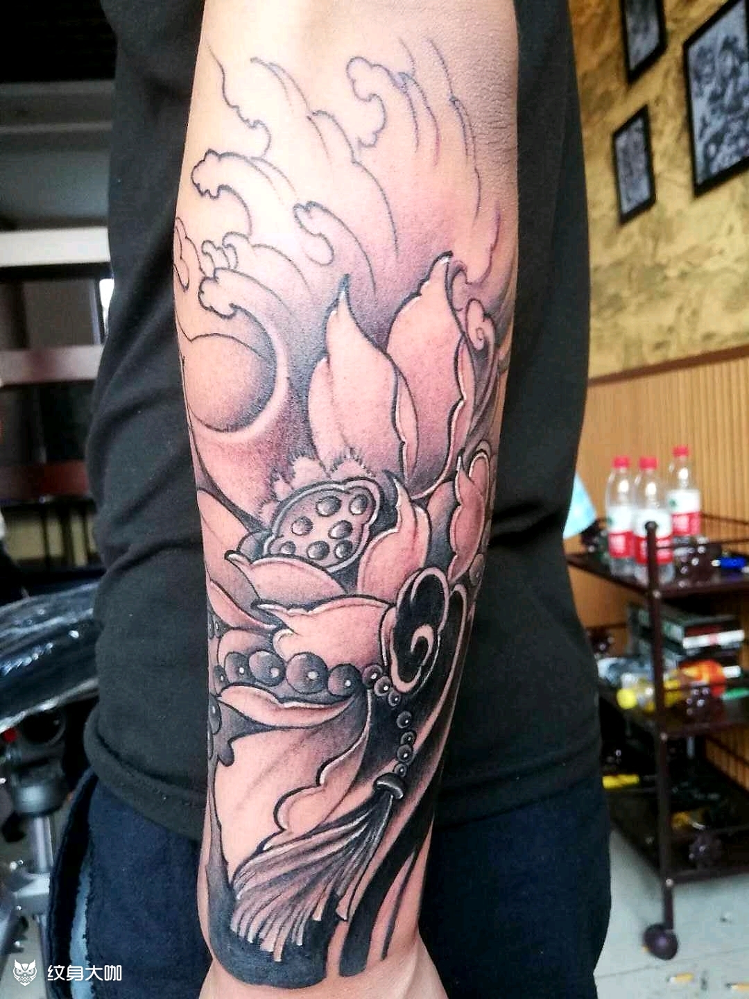 莲花_纹身图案手稿图片_南曦的纹身作品集