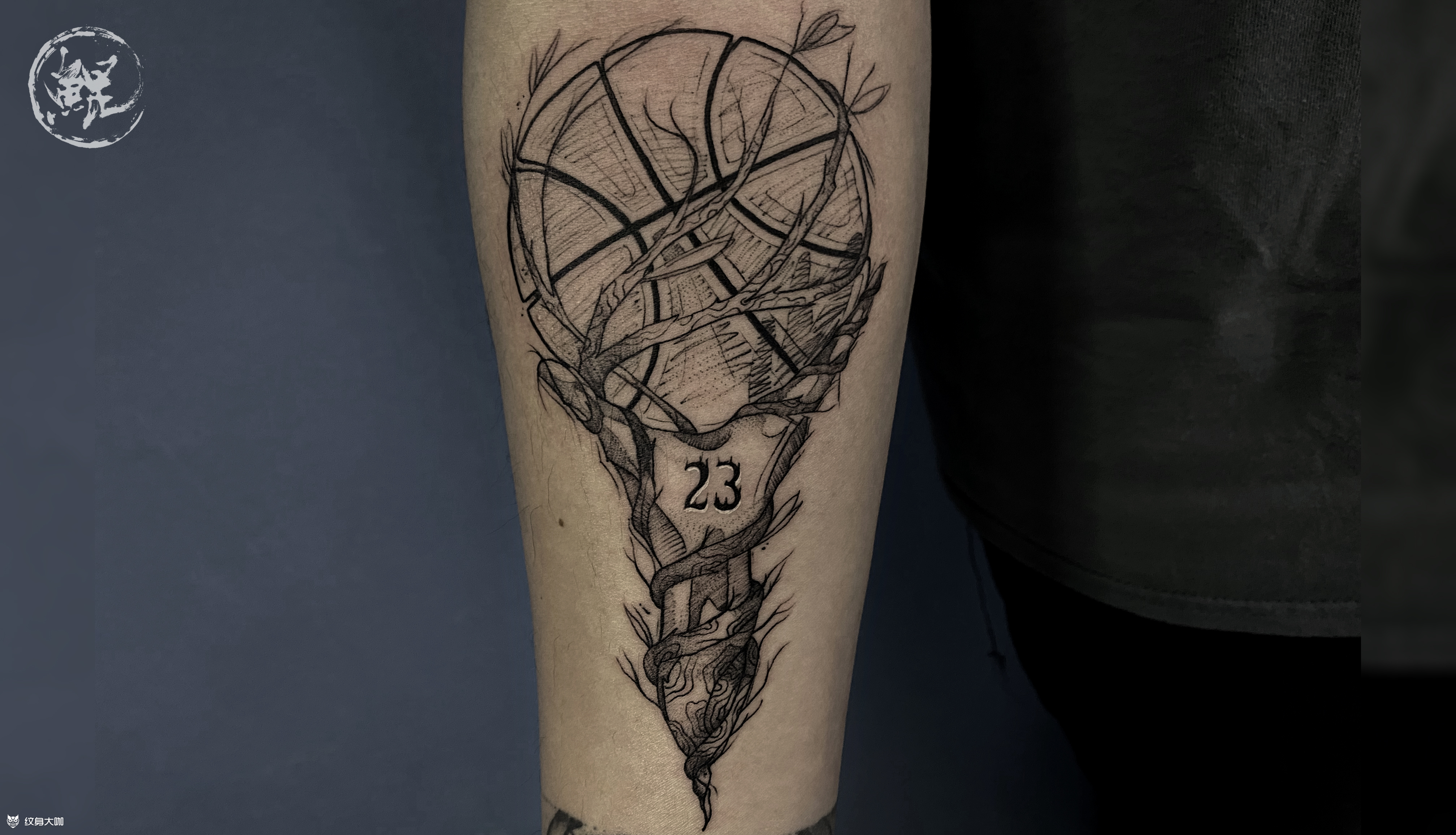 90(小臂内侧)_纹身图案手稿图片_北鸣的纹身作品集