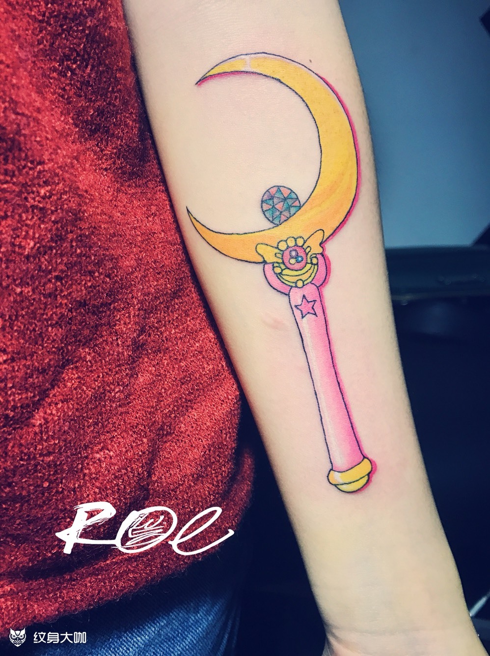 魔法棒_纹身图案手稿图片_歪榕的纹身作品集