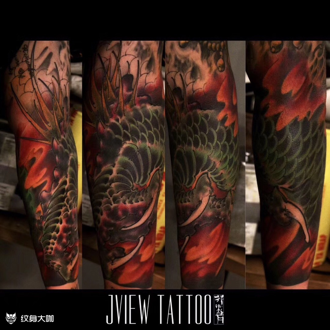 龙爪_纹身图案手稿图片_王髙宇的纹身作品集