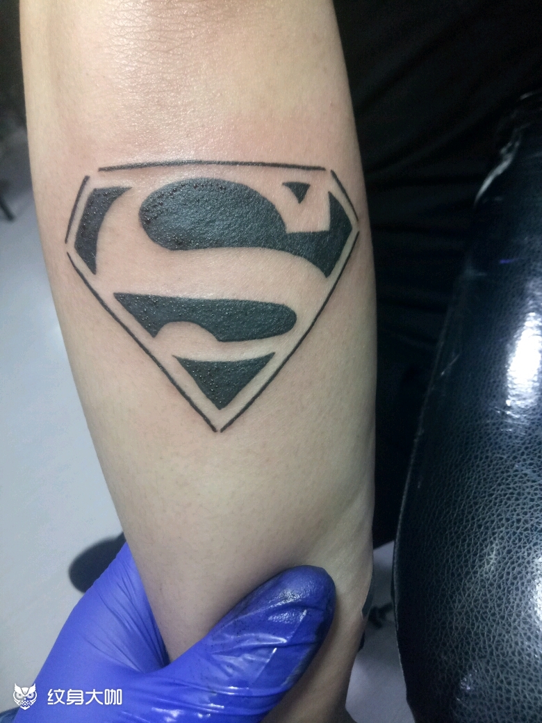 超人_纹身图案手稿图片_ 厚君 涛的纹身作品集