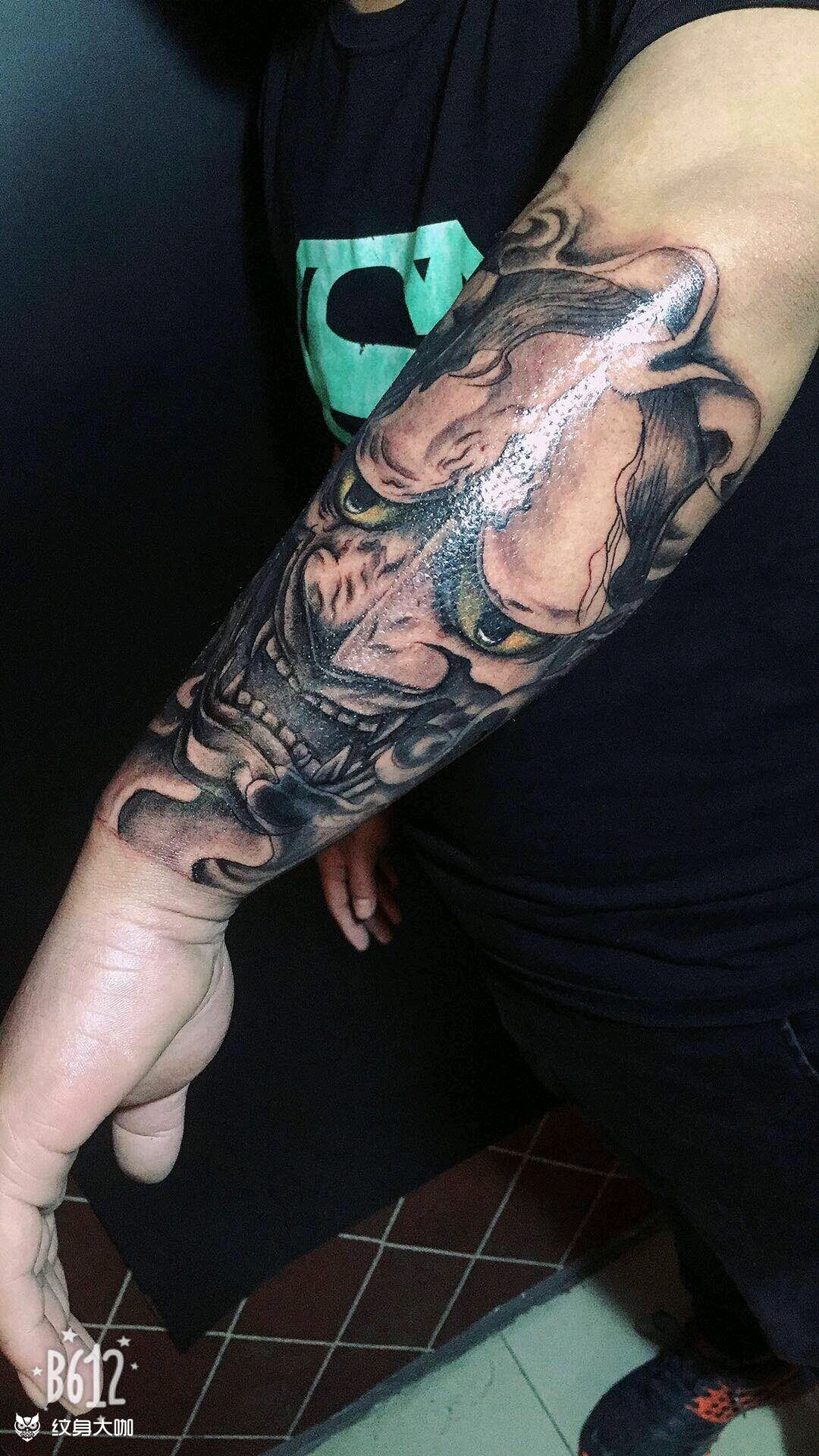 半臂全包_纹身图案手稿图片_a专业纹身 纹绣 的纹身作品集