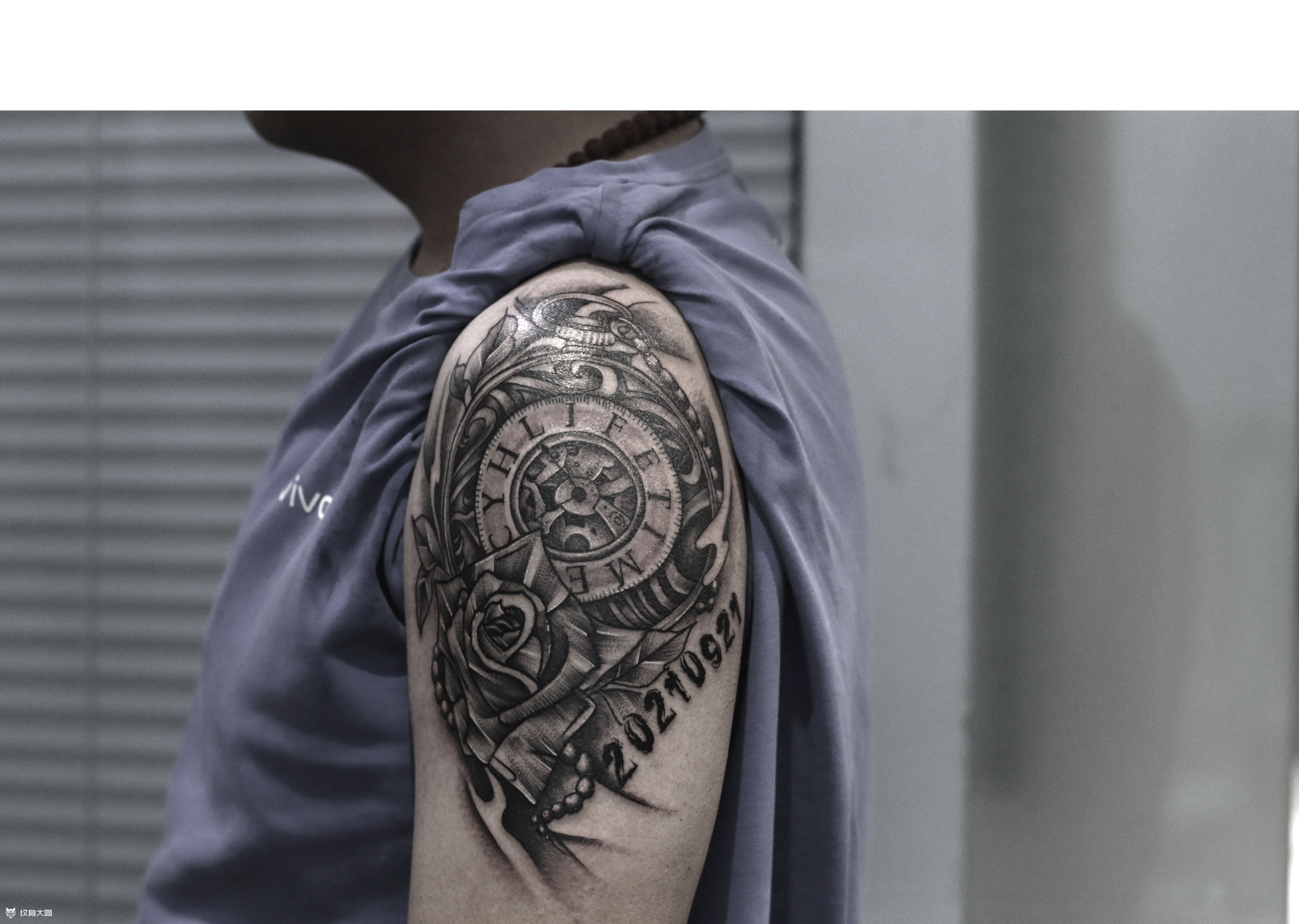 怀表-时钟_纹身图案手稿图片_魔罗阁boss·老蒋(长年招生)的纹身作品