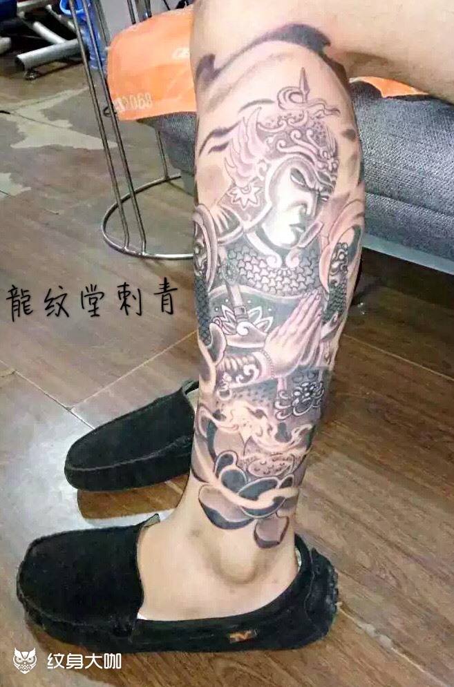 韦驮_纹身图案手稿图片_龙纹堂于化龙的纹身作品集