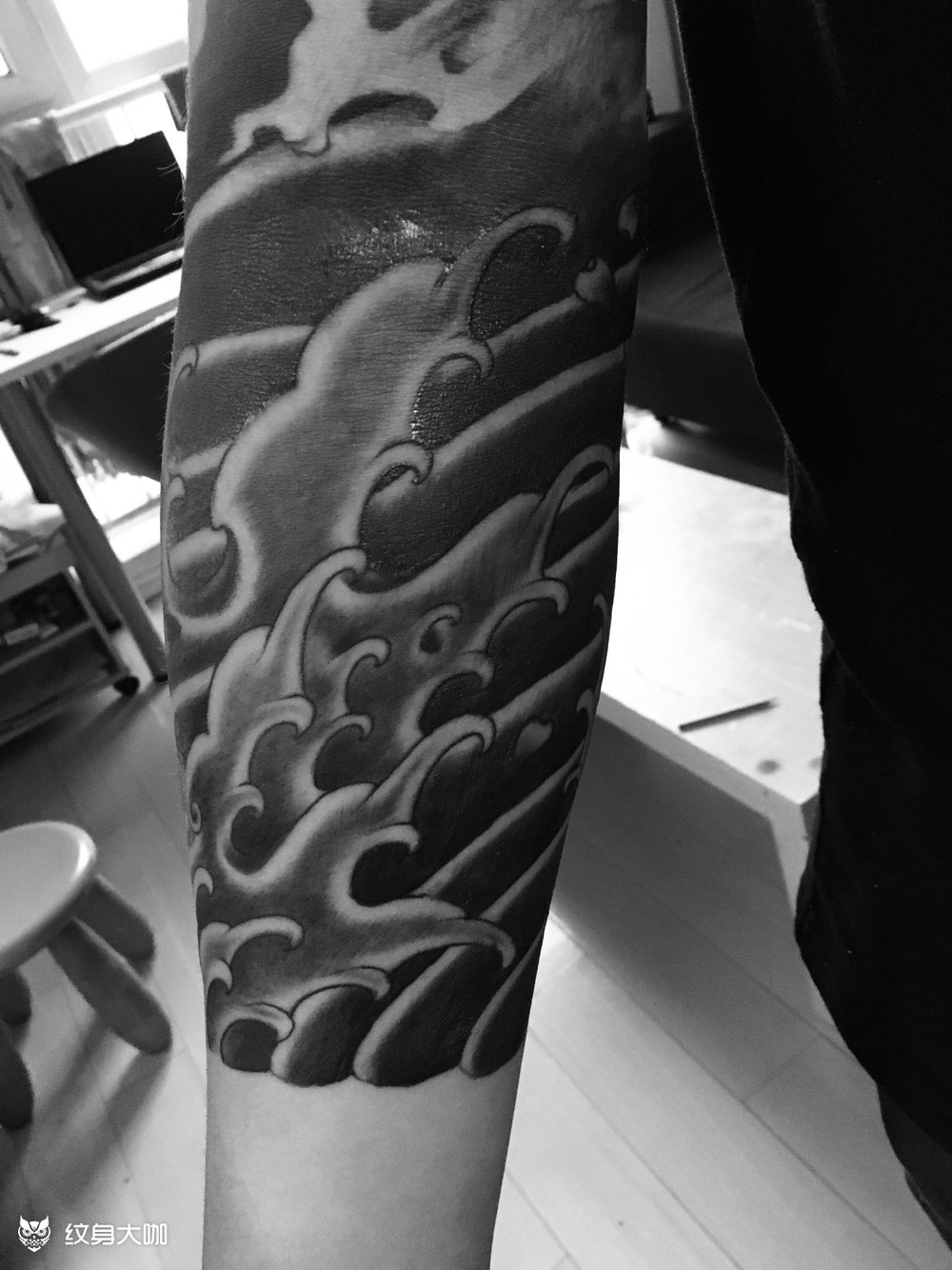 日式老传统水浪板雾