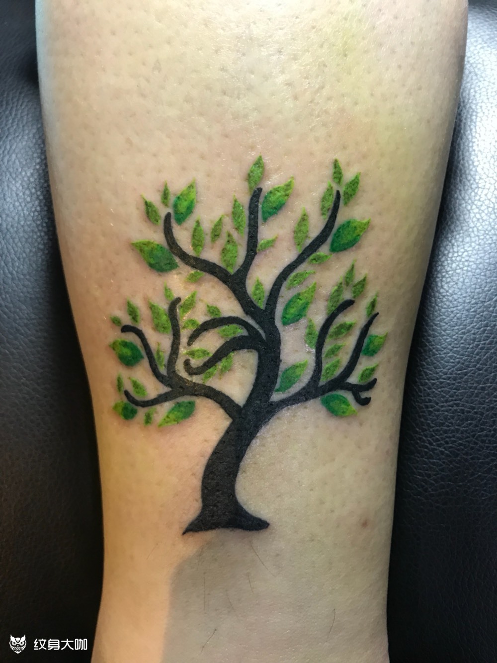 树_纹身图案手稿图片_一鸣的纹身作品集