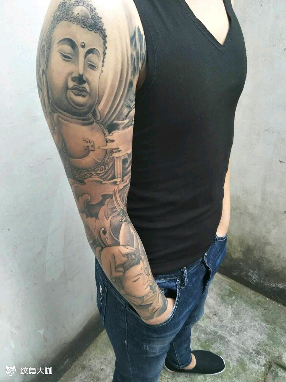 纹身图案手稿图片_唐杰的纹身作品集