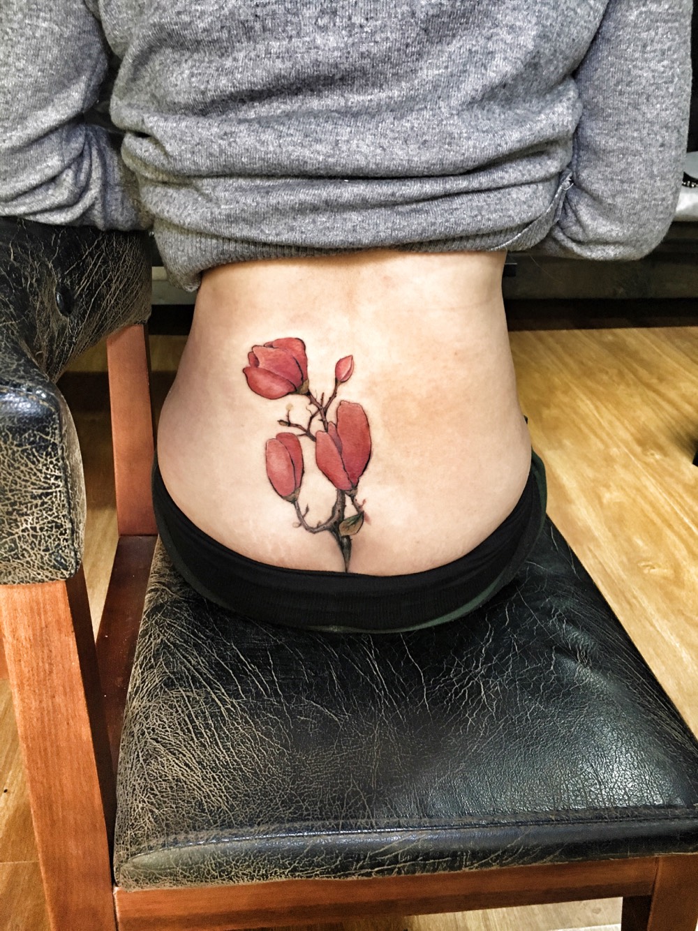 木棉花_纹身图案手稿图片_花绣tattoo的纹身作品集