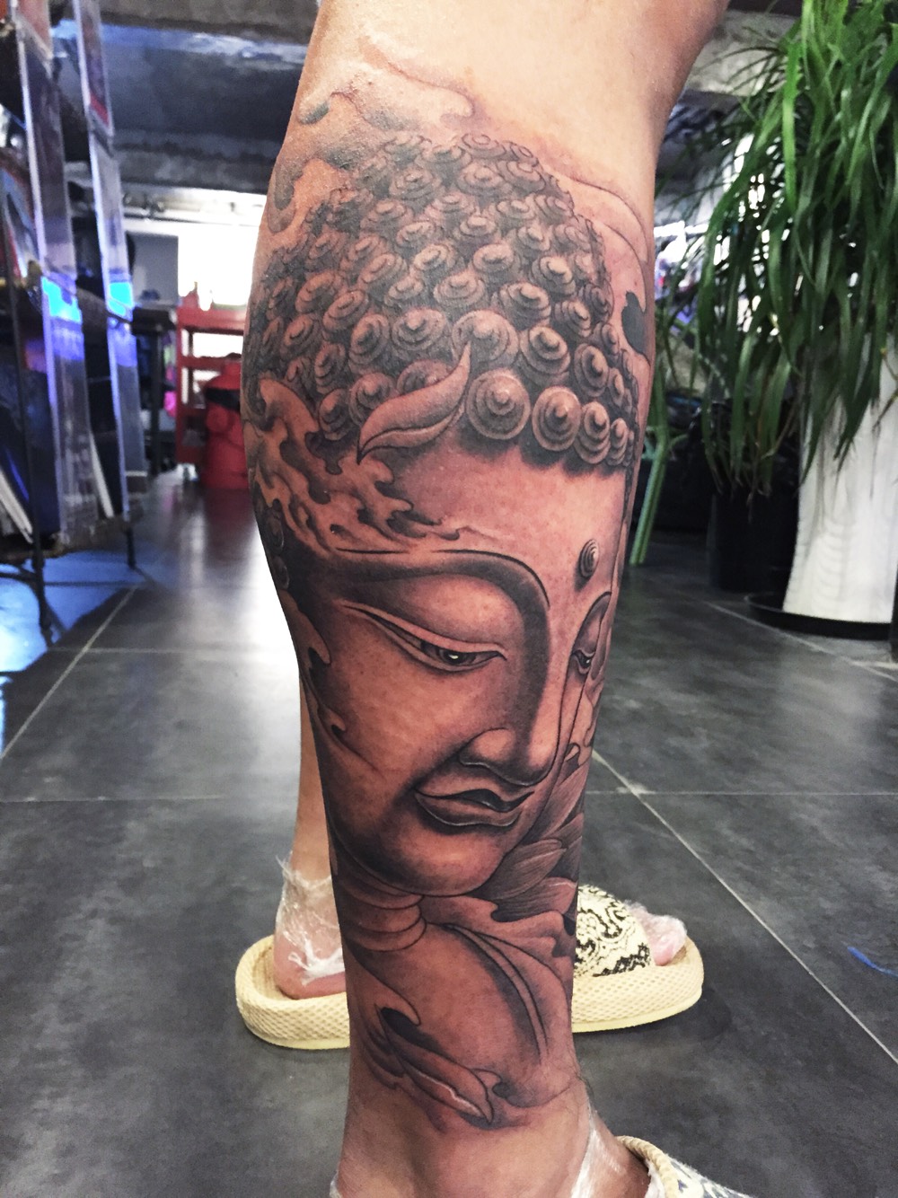 佛祖释迦摩尼_纹身图案手稿图片_大毛的纹身作品集