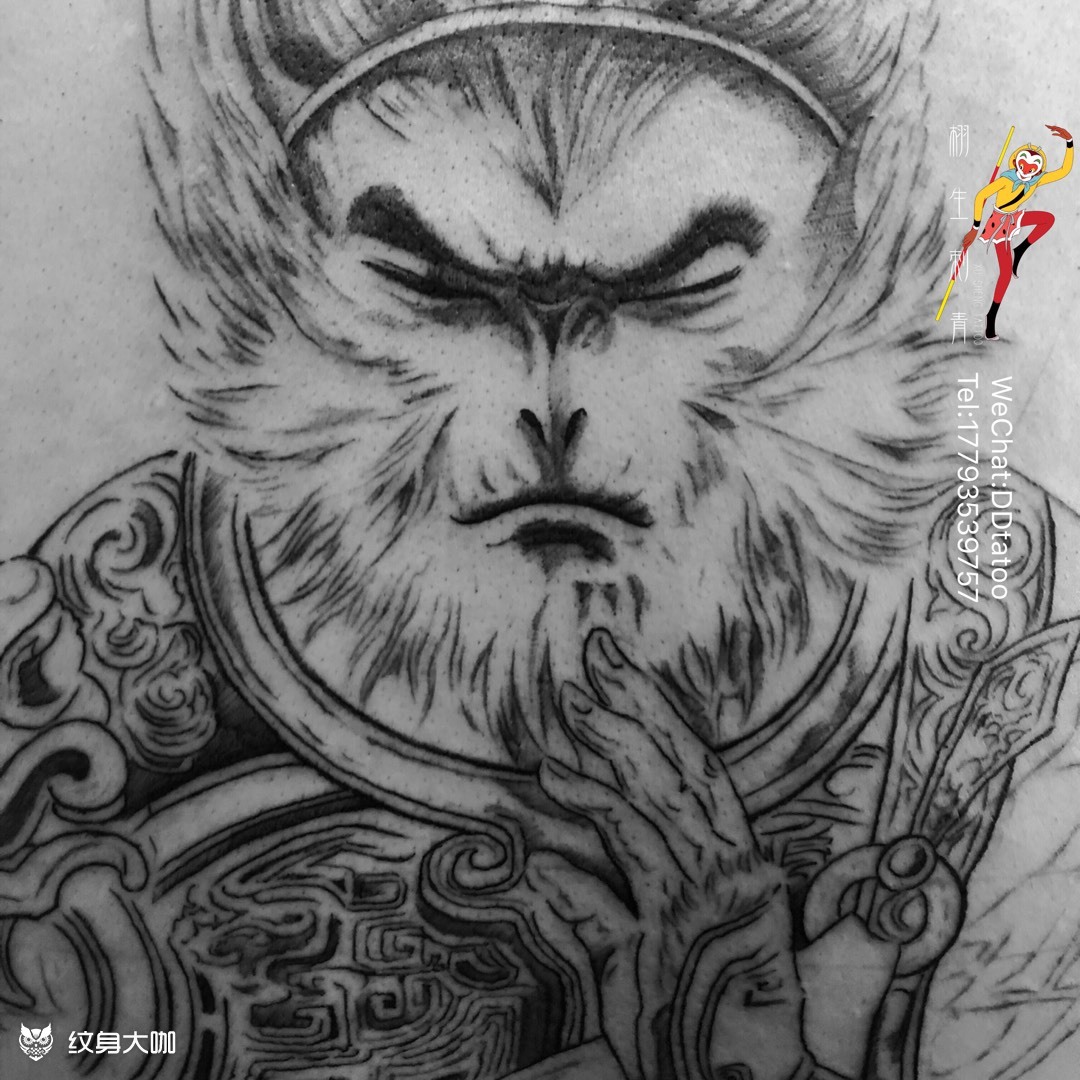 斗战胜佛_纹身图案手稿图片_ddi的纹身作品集
