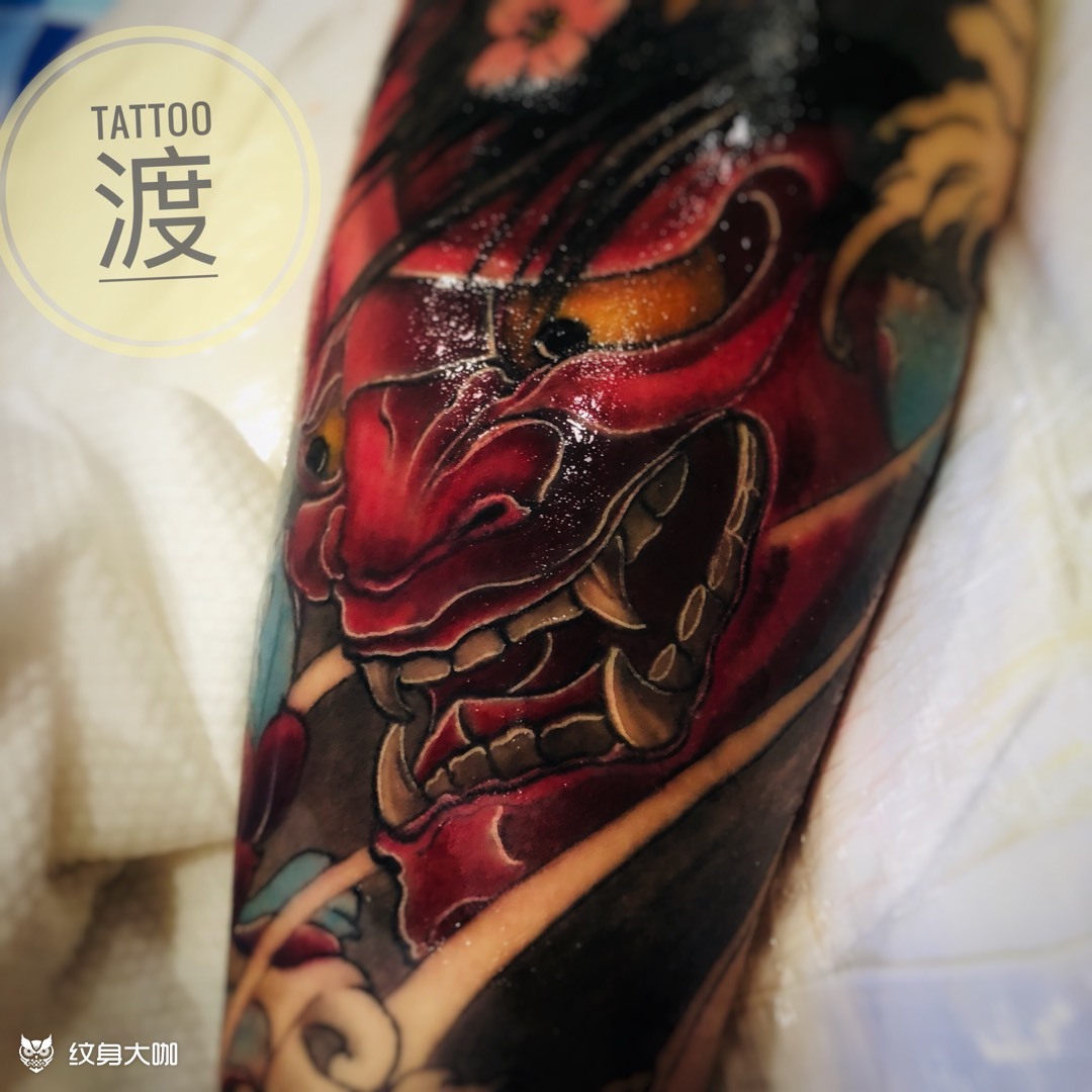 般若_纹身图案手稿图片_渡ink的纹身作品集