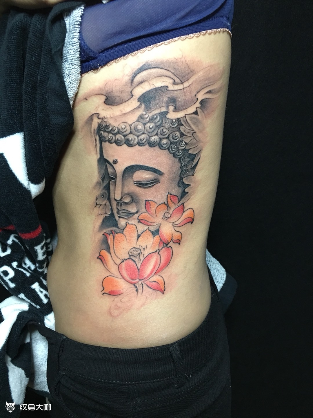 佛头_纹身图案手稿图片_午夜刺客的纹身作品集