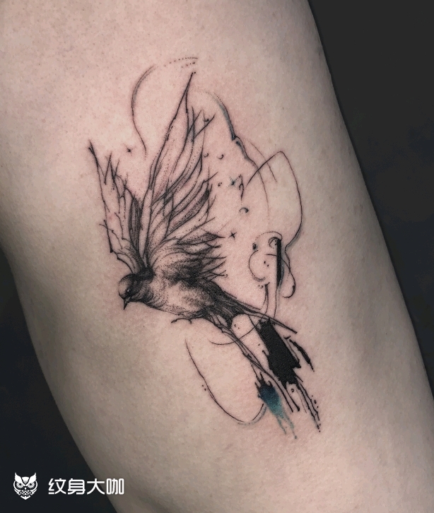 92(侧肋)_纹身图案手稿图片_北鸣的纹身作品集