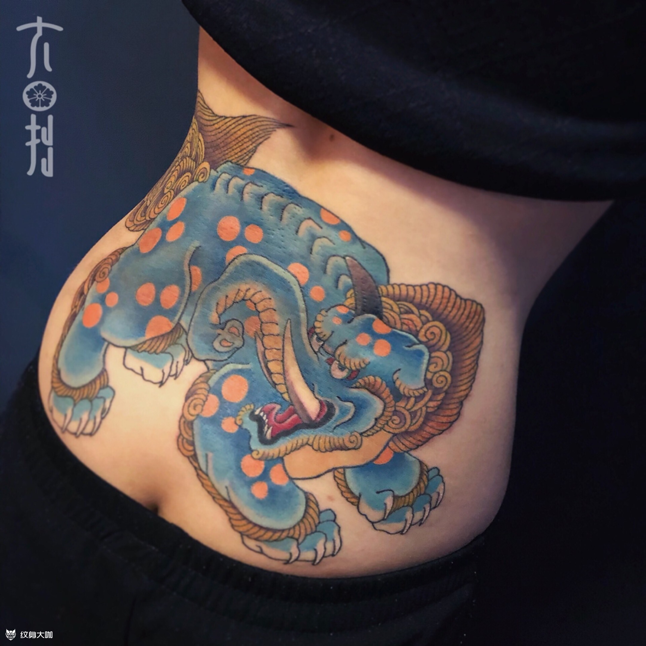 食梦貘_纹身图案手稿图片_大拙的纹身作品集