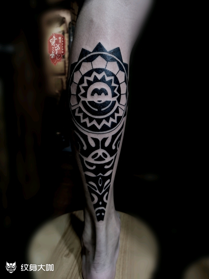 玛雅图腾纹身宁德东方龙tat_纹身吧社区 - 纹身大咖