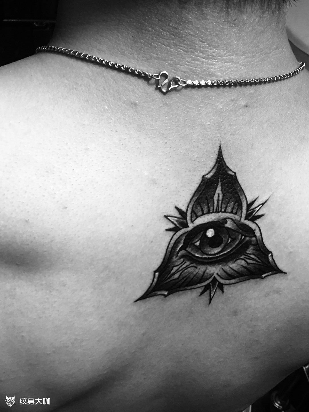 三角眼_纹身图案手稿图片_道格tattoo的纹身作品集