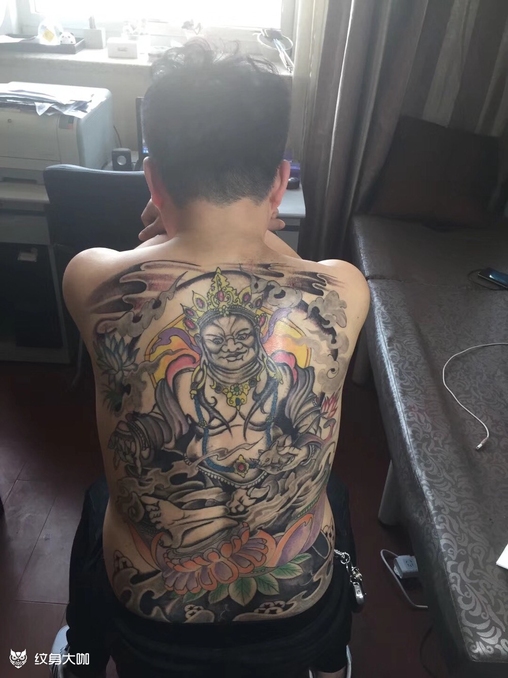 黄财神_纹身图案手稿图片_石头的纹身作品集