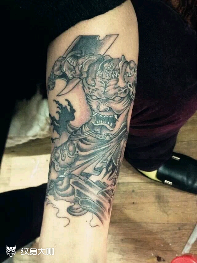 刑天_纹身图案手稿图片_刺客tattoo-暴力的纹身作品集