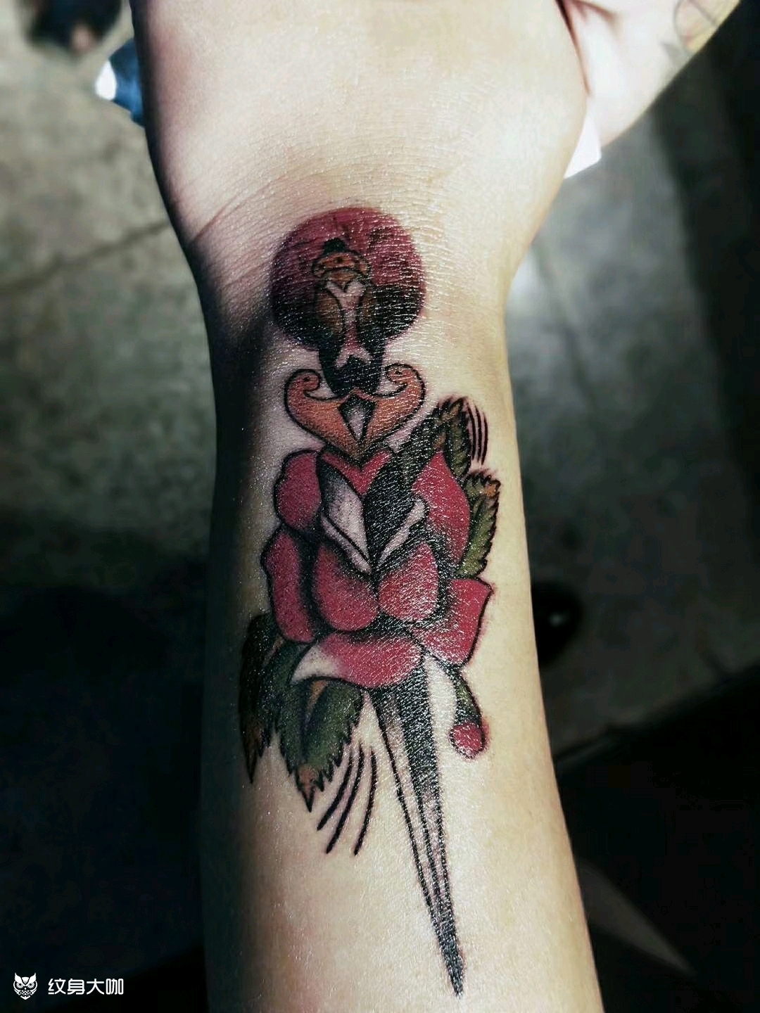 欧美传统覆盖小纹身300