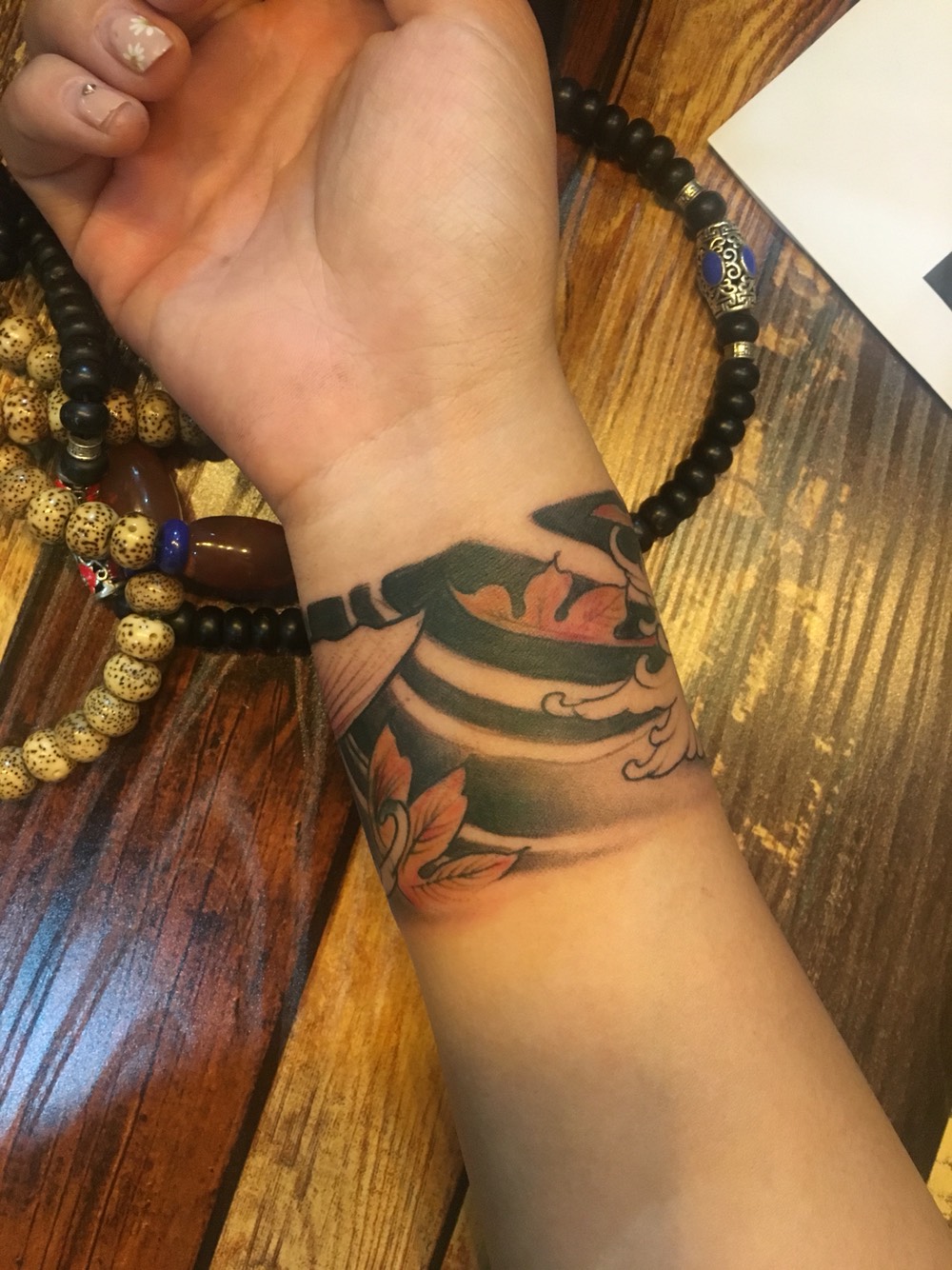 手腕纹身_纹身图案手稿图片_蛟蛟的纹身作品集