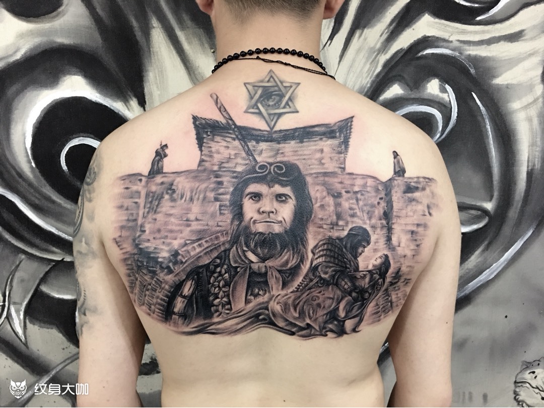 至尊宝_纹身图案手稿图片_贺尚文的纹身作品集