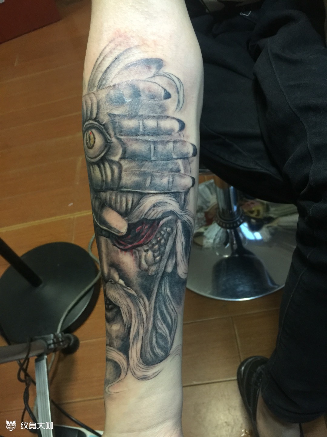 杨任_纹身图案手稿图片_阿锂的纹身作品集