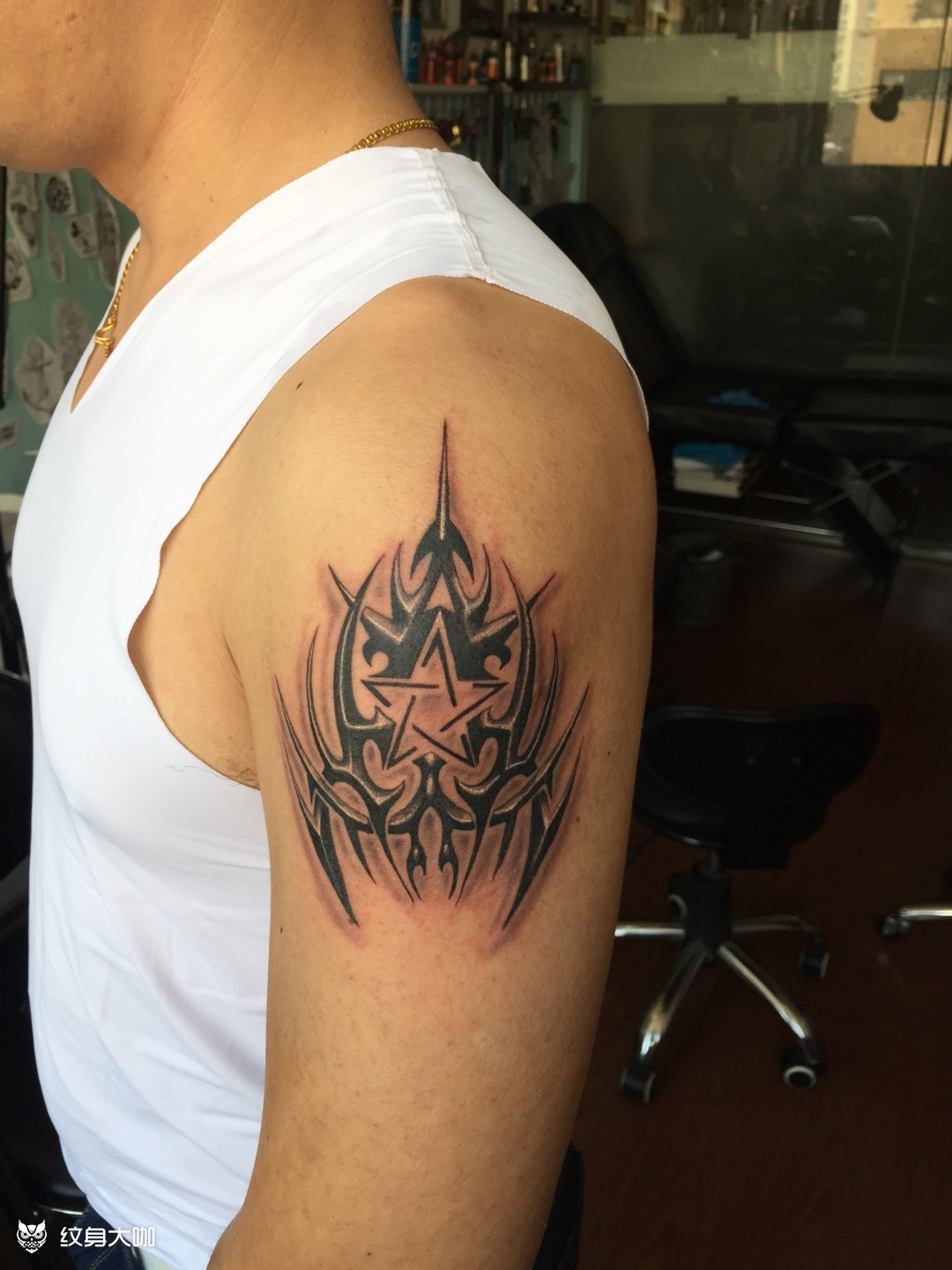 图腾_纹身图案手稿图片_张铖耀的纹身作品集