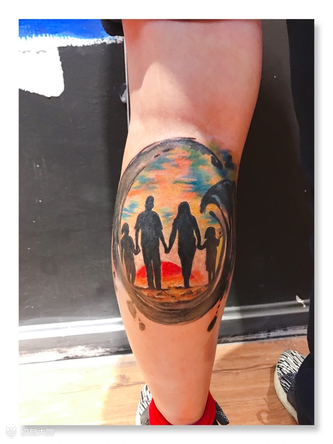 一家人_纹身图案手稿图片_jason的纹身作品集