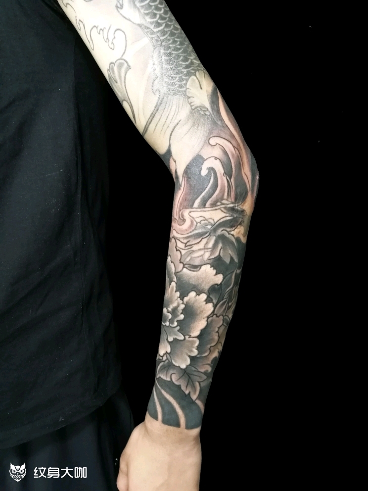 修改花臂_纹身图案手稿图片_灰社-家兴的纹身作品集