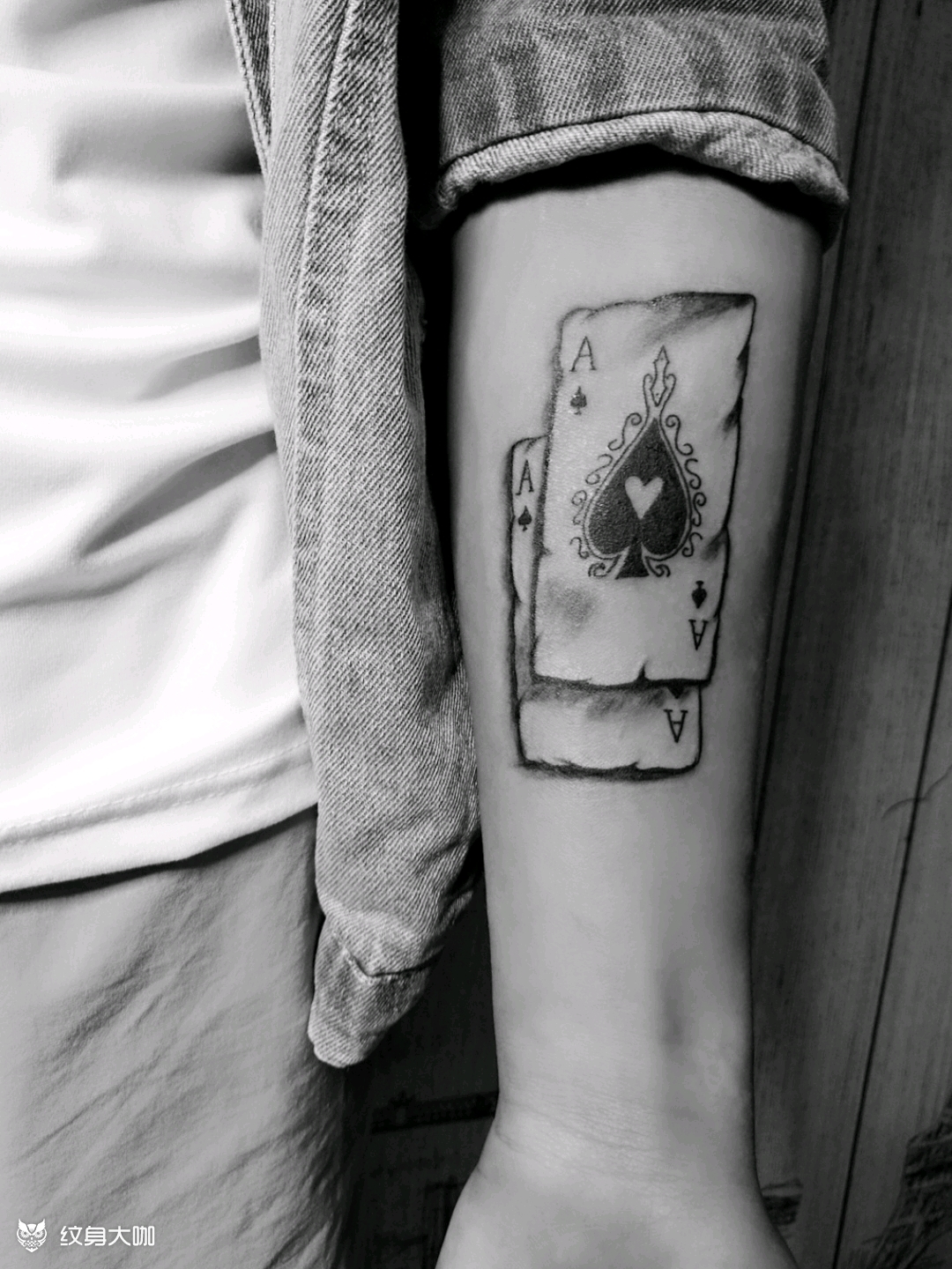 扑克牌!_纹身图案手稿图片_楚晓的纹身作品集
