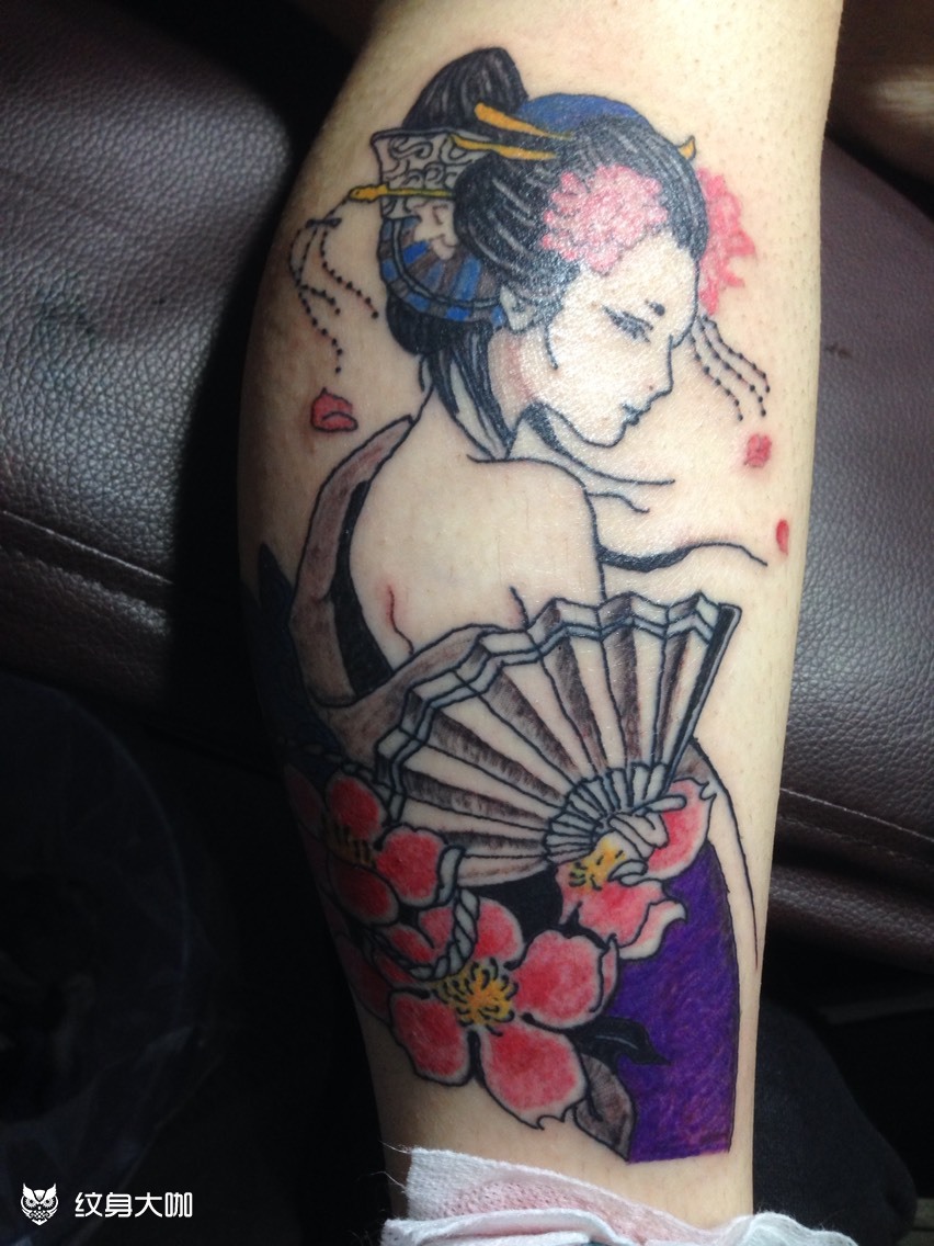 虞姬纹身未完成下次继续