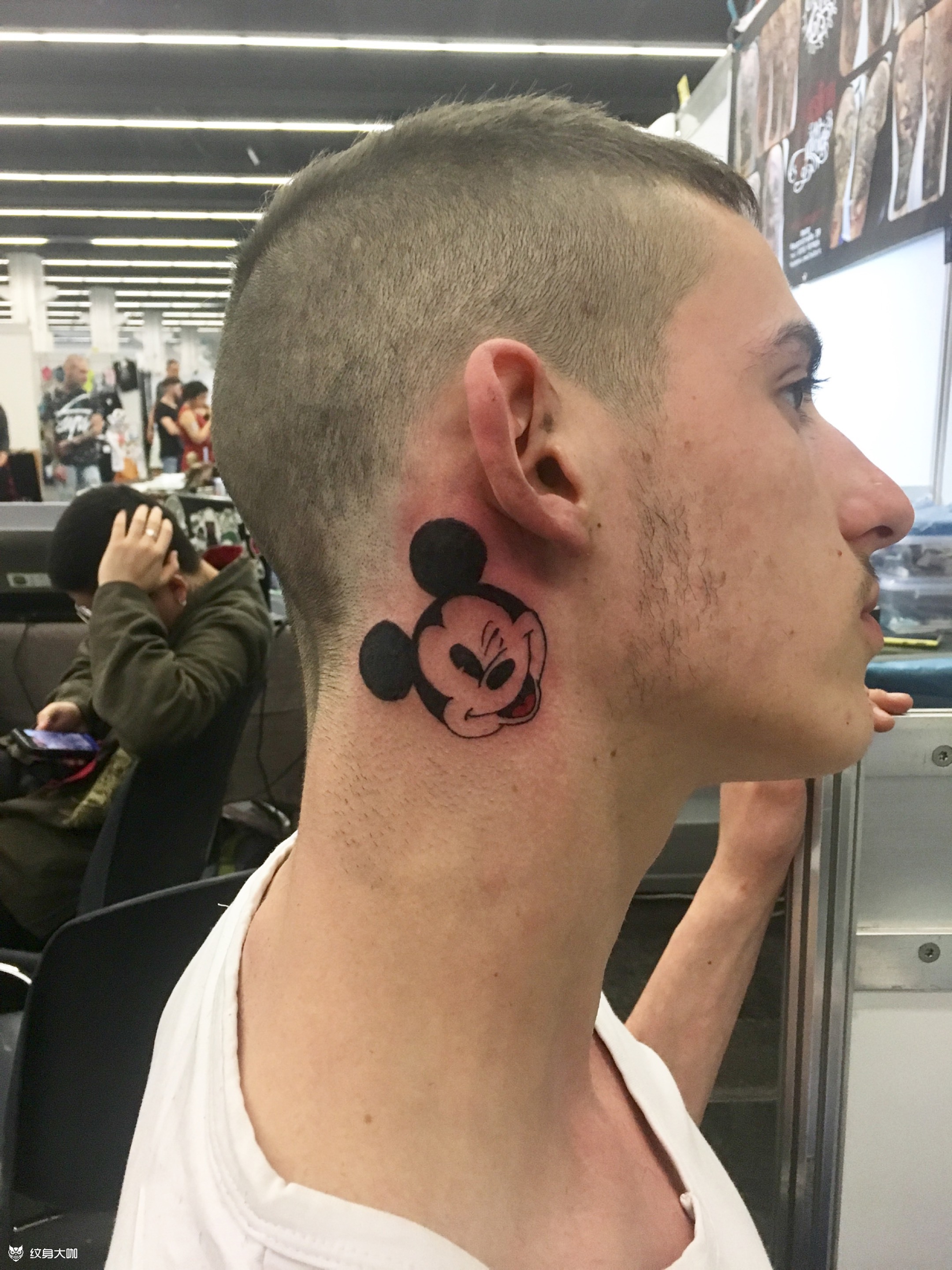 米奇_纹身图案手稿图片_小翼的纹身作品集