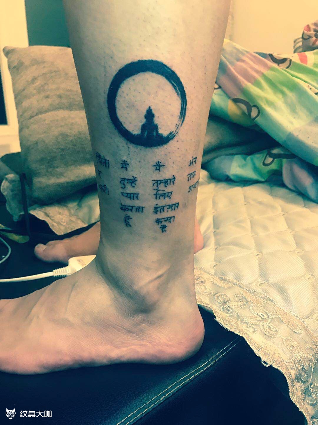 佛经_纹身图案手稿图片_孙禹的纹身作品集