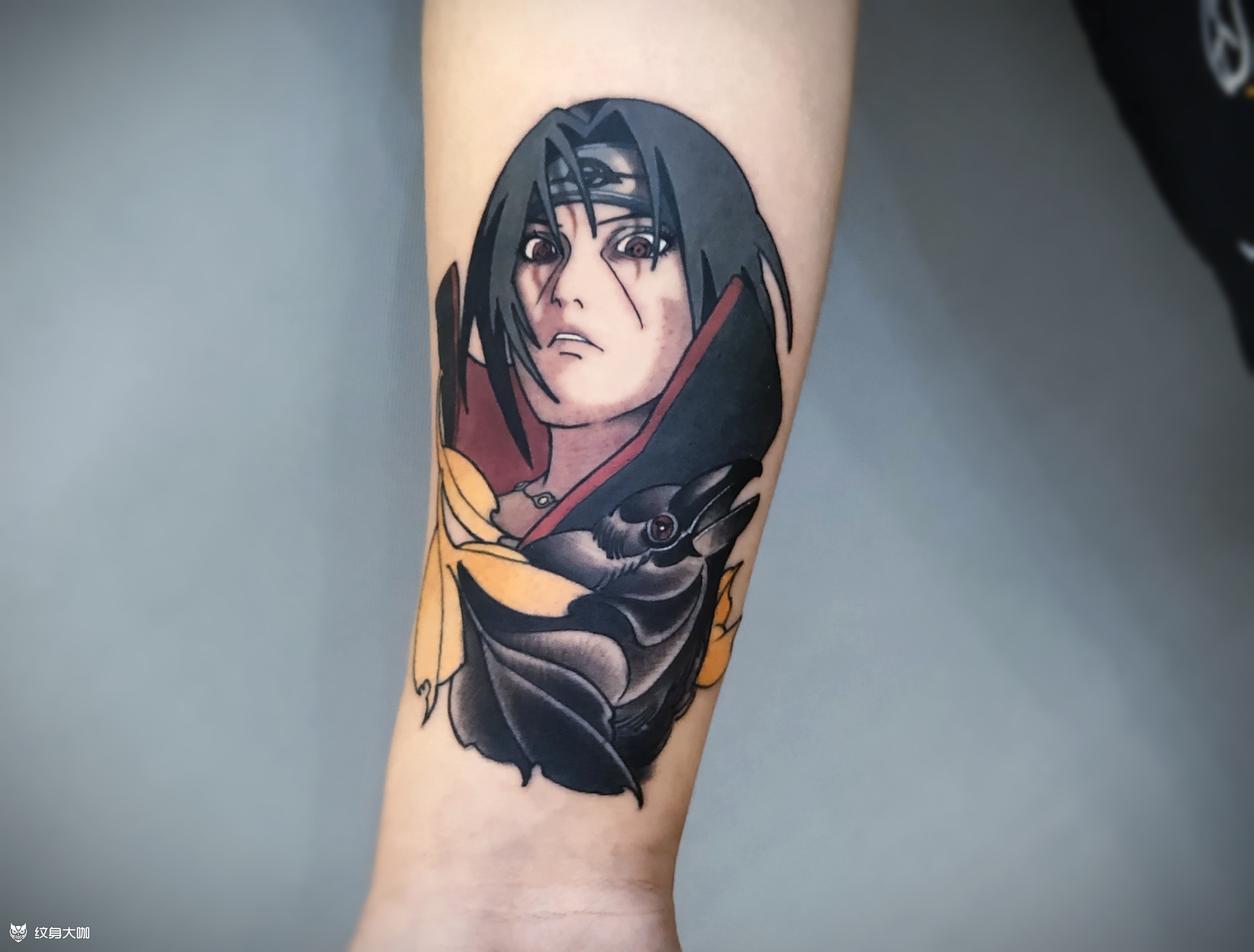 宇智波鼬_纹身图案手稿图片_老蒋的纹身作品集