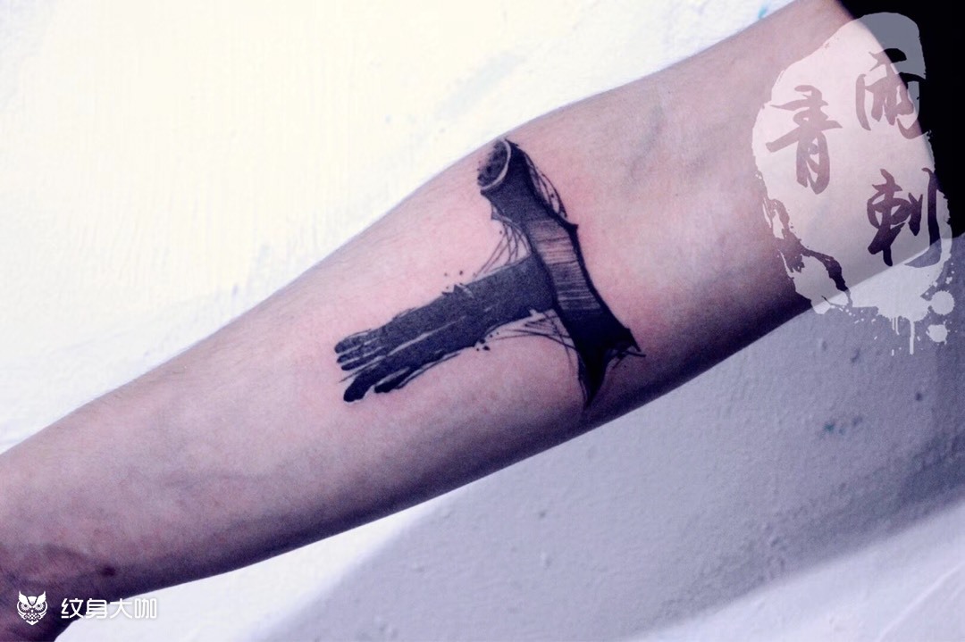 原创花体字t_纹身图案手稿图片_影师傅的纹身作品集