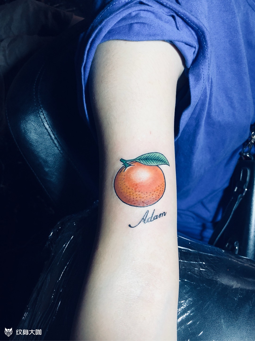 小橙子纹身图案图片