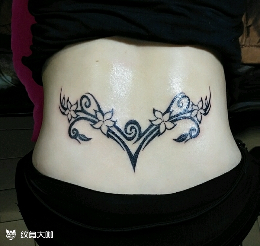 腰花_纹身图案手稿图片_郑文彬的纹身作品集