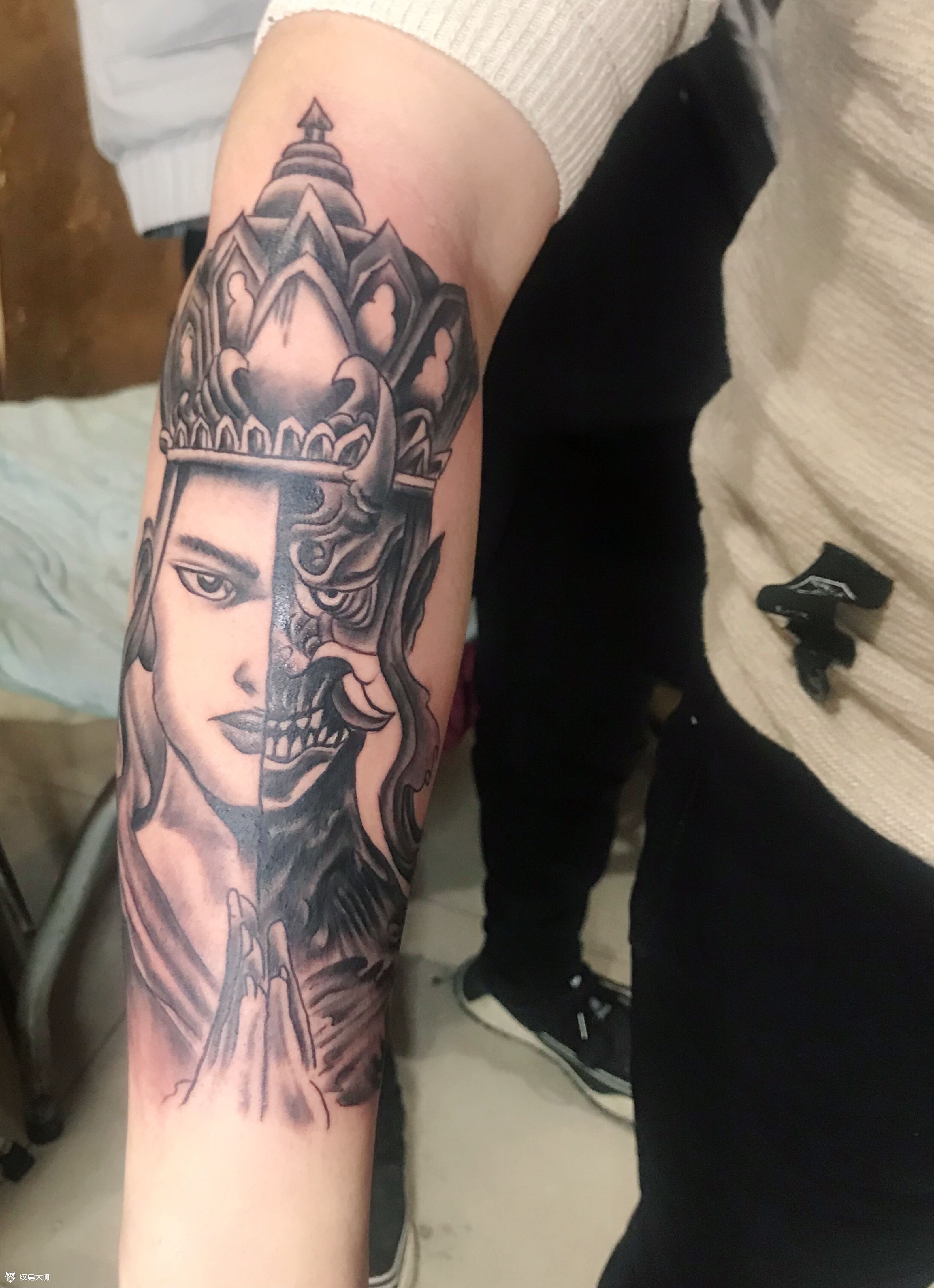 一念之间_纹身图案手稿图片_飞扬阿德的纹身作品集