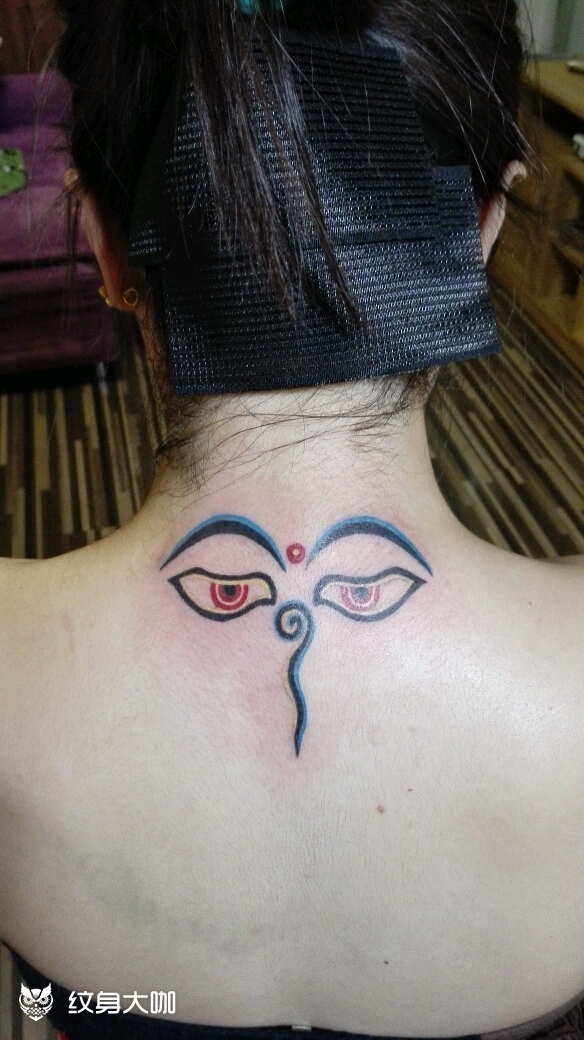 佛教 眼_纹身图案手稿图片_墨熙刺青的纹身作品集