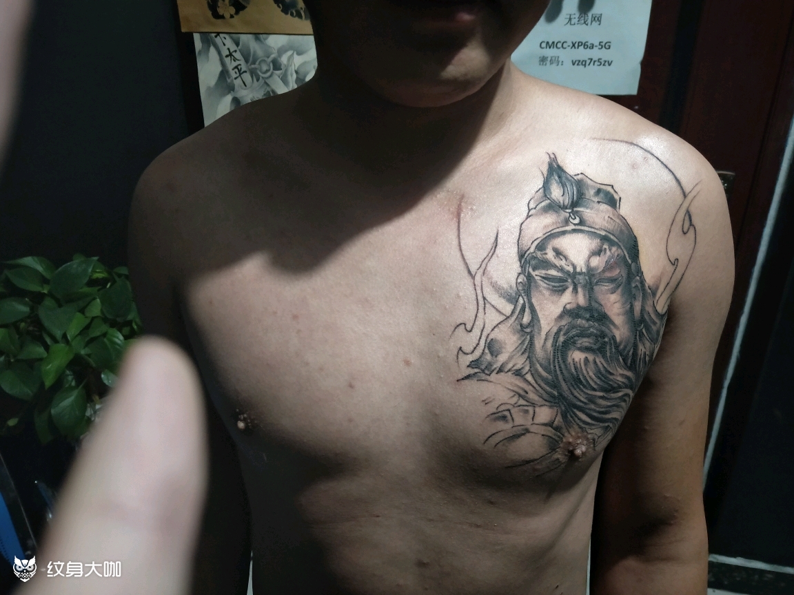 关公_纹身图案手稿图片_吴译航的纹身作品集