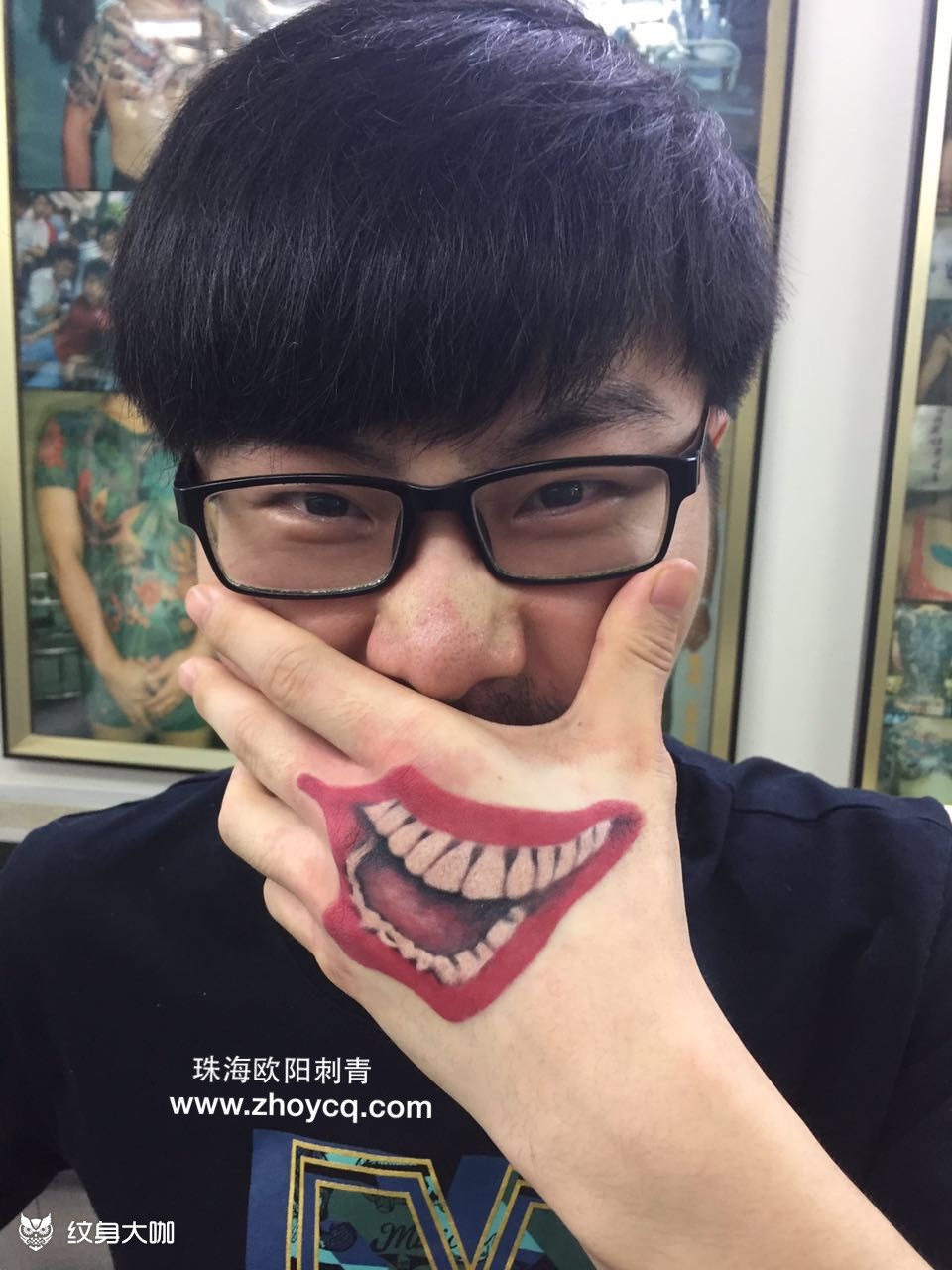 小丑之嘴_纹身图案手稿图片_阳丹的纹身作品集