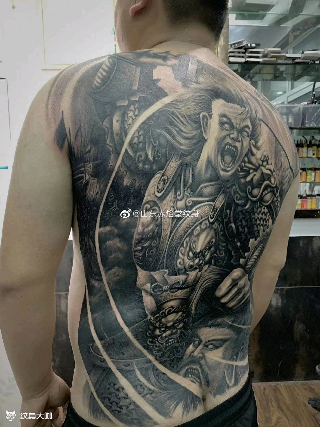 杀神白起_纹身图案手稿图片_山东赤焰堂的纹身作品集