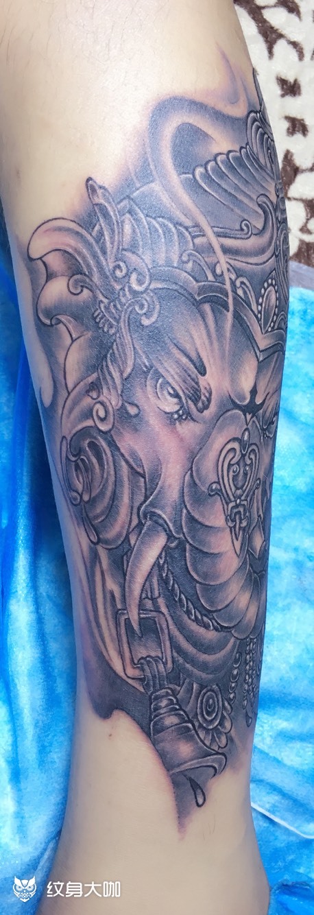 98神_纹身图案手稿图片_雷龙的纹身作品集