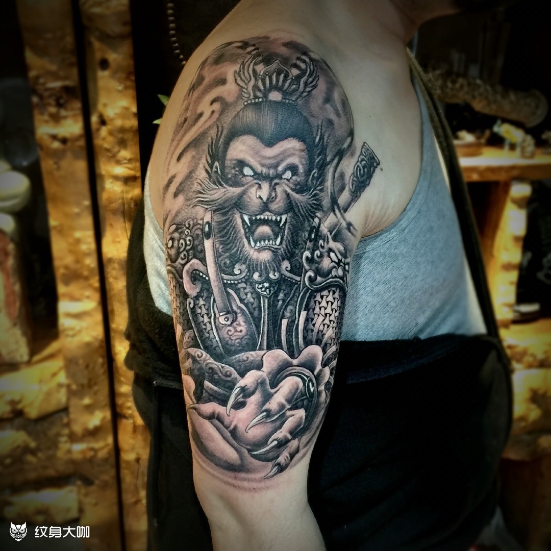 纹身图案手稿图片_景灏的纹身作品集