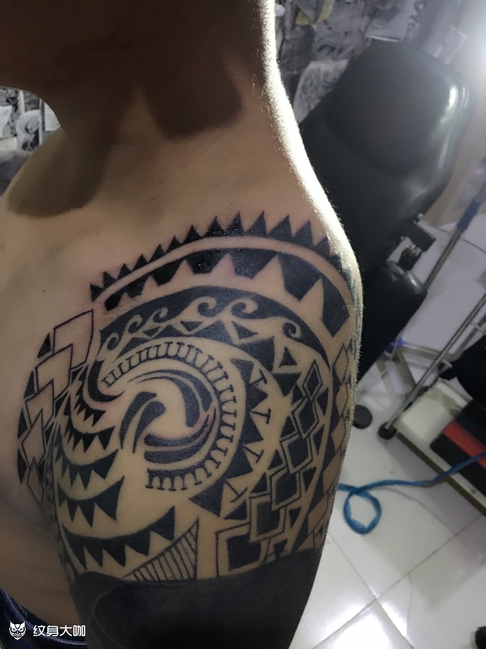 图腾包臂_纹身图案手稿图片_阿康的纹身作品集